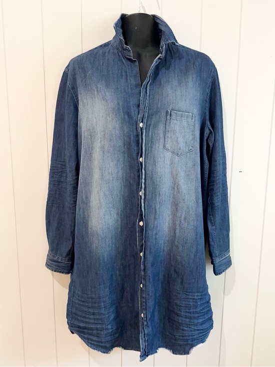 Frank & Eileen Dresses & Skirts - Frank & Eileen Mary Dress Denim Distressed casual Midi Size S